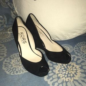 Black Michael Kors heels